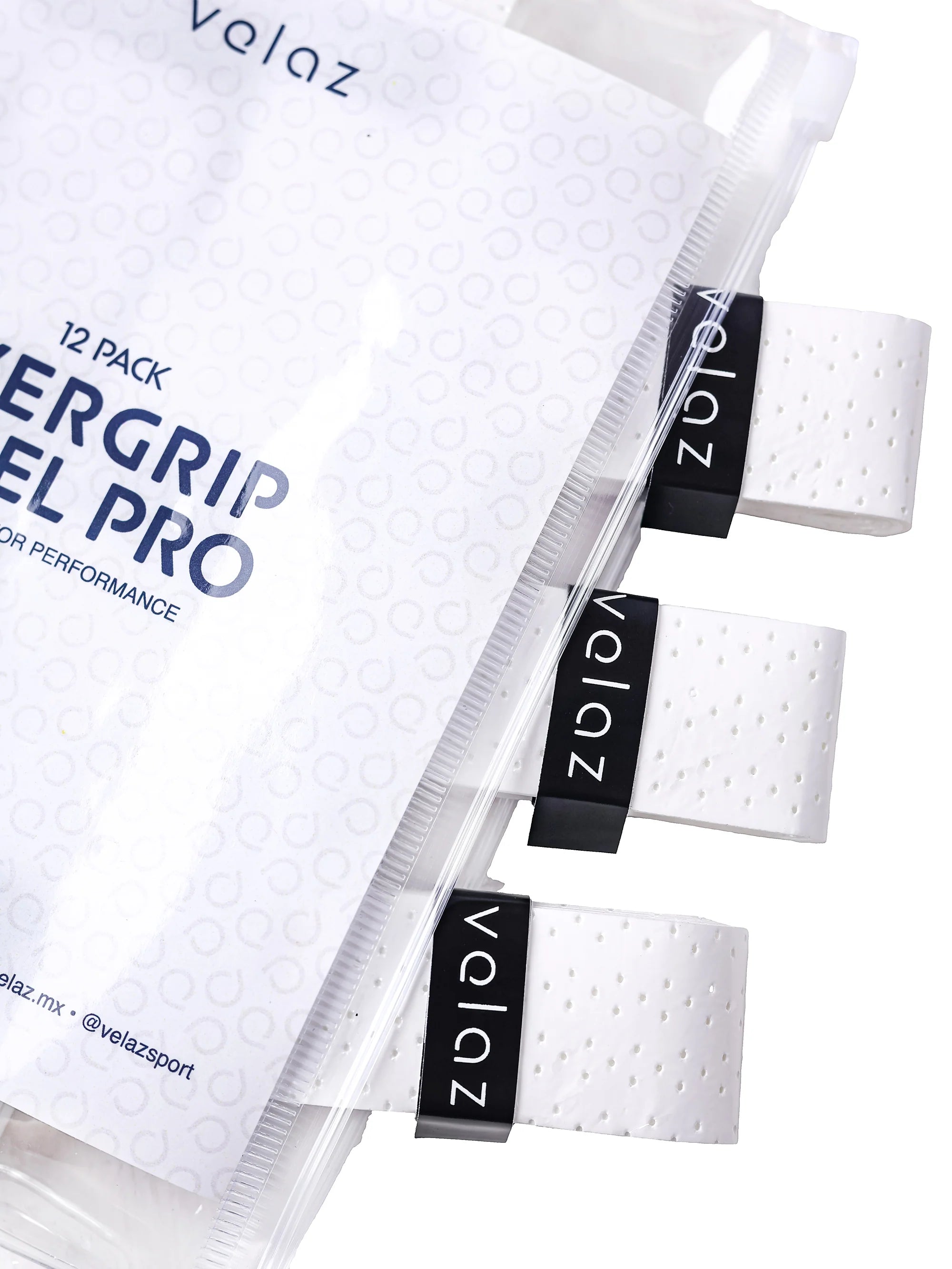 Overgrips Velaz Padel Pro Blanco Perforated 12 Pack