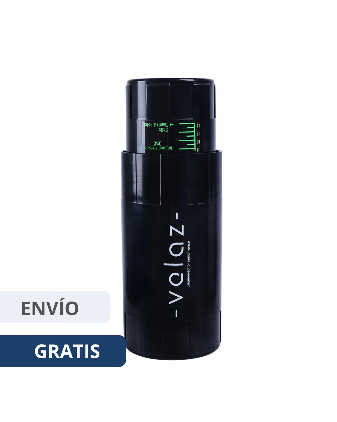 Presurizador de pelotas Velaz X3 en color negro para mantener la presicion de bolsas de padel. 
